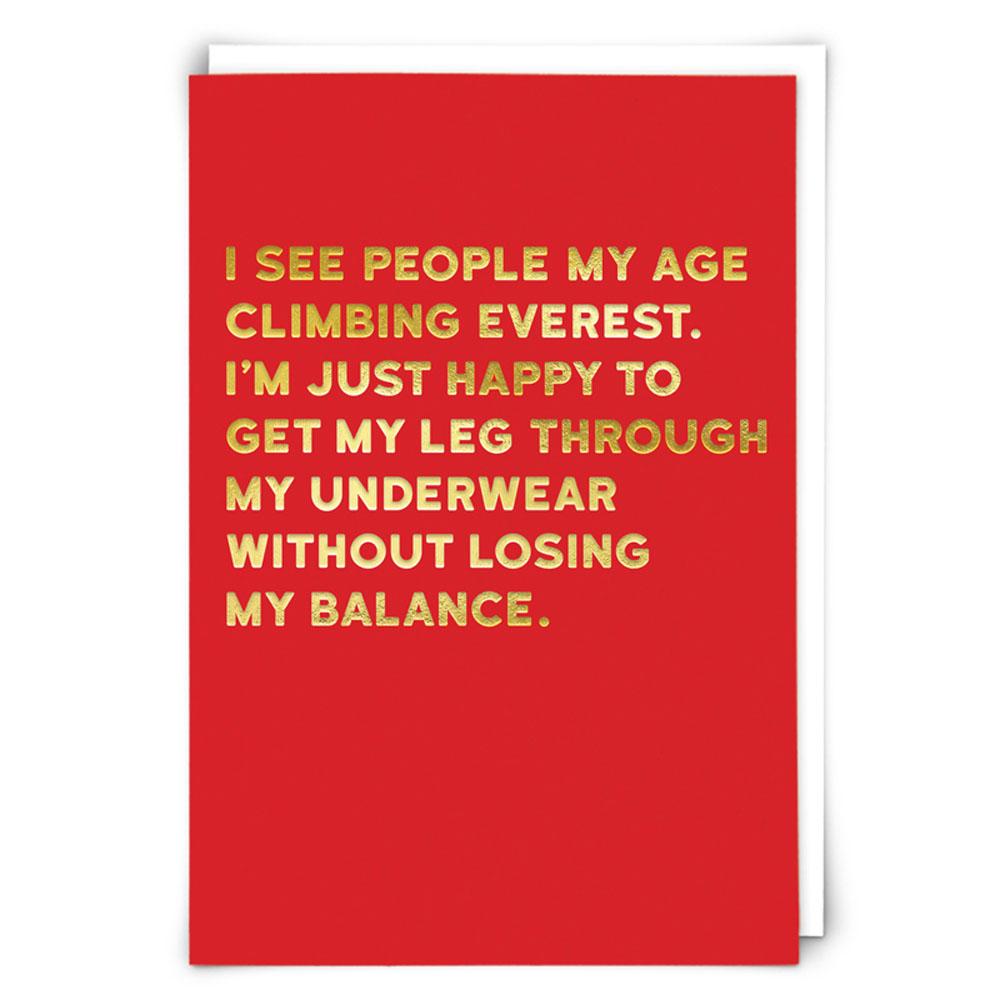 "Everest" Greeting Card