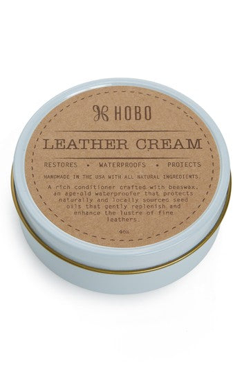 4OZ LEATHER CREAM HOBO