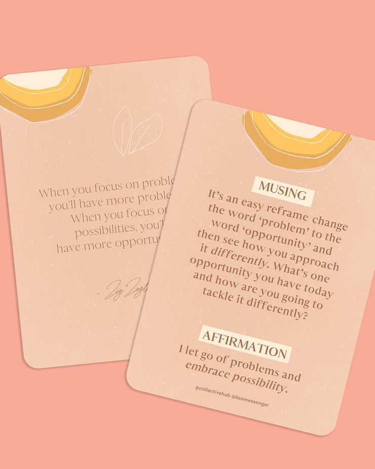 Affirmations to Guide You Journey Box Card Set
