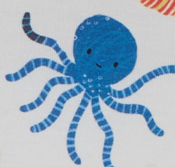Deep Chic Modal Magnetic Footie- Blue 0-3 Mos.