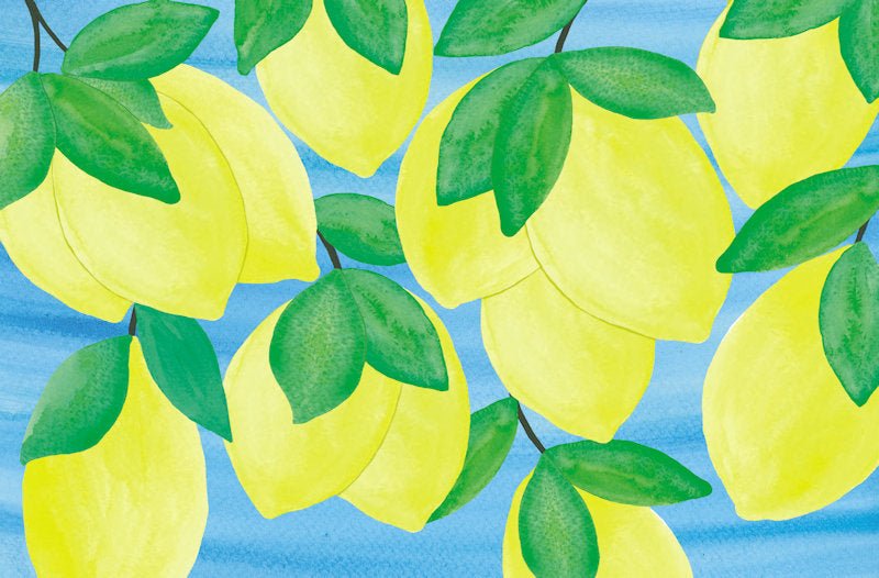 Lemon Paper Placemat Pad (set of 24)