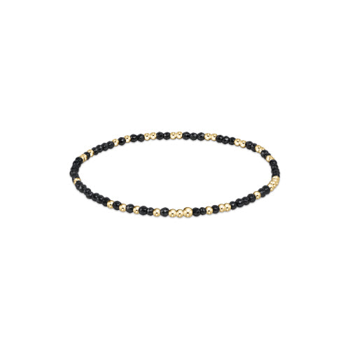 Faceted Hematite 2mm Bead Bracelet