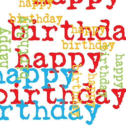 Cocktail Napkin - Birthday Graphic