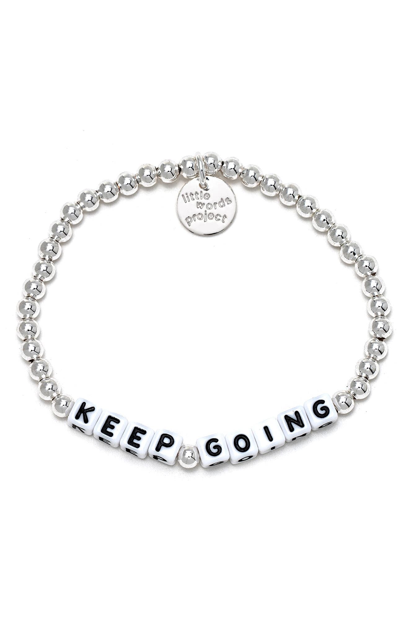 Solid Silver Filled-Keep Going S/M