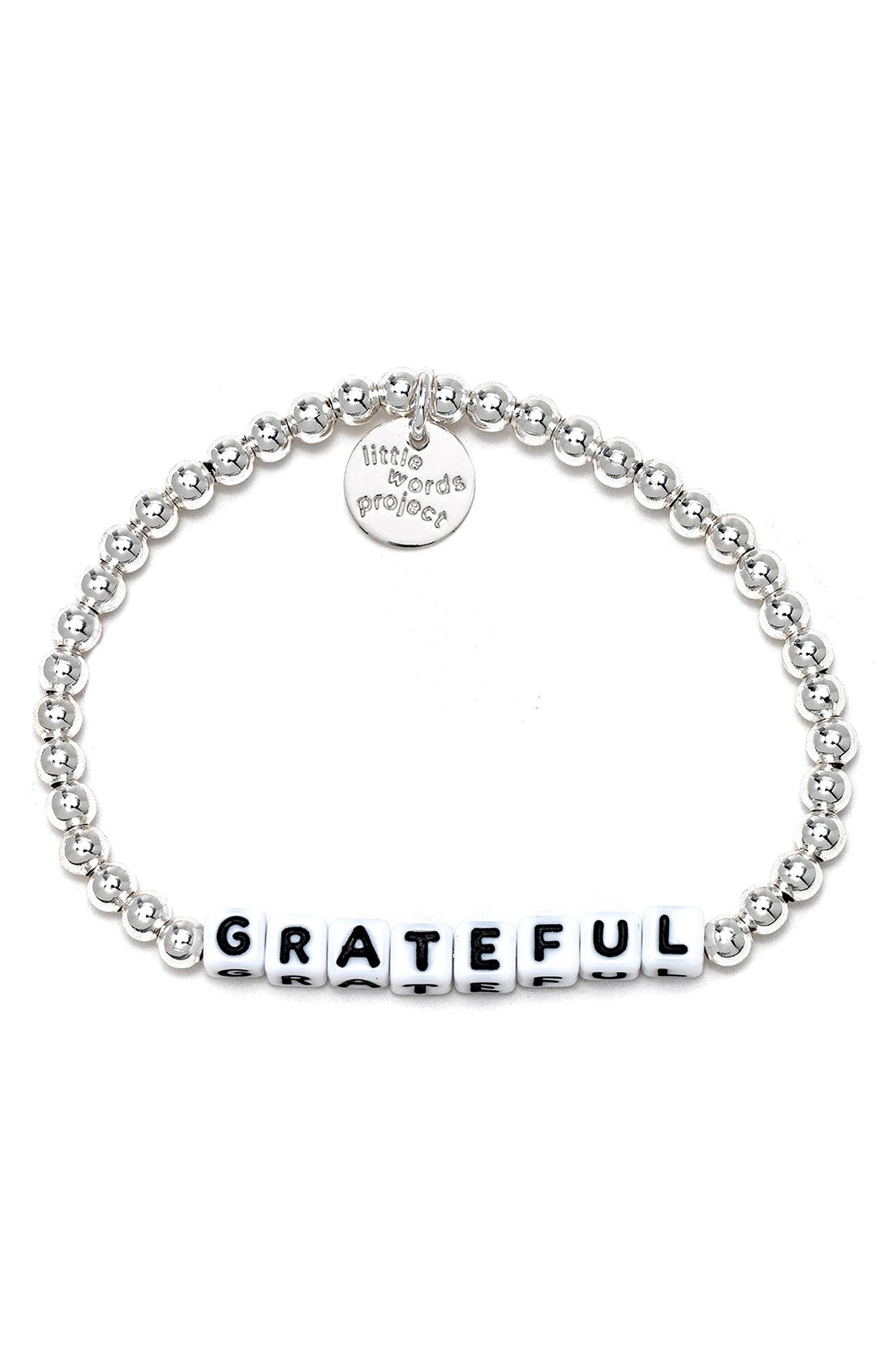 Solid Silver Filled-Grateful S/M