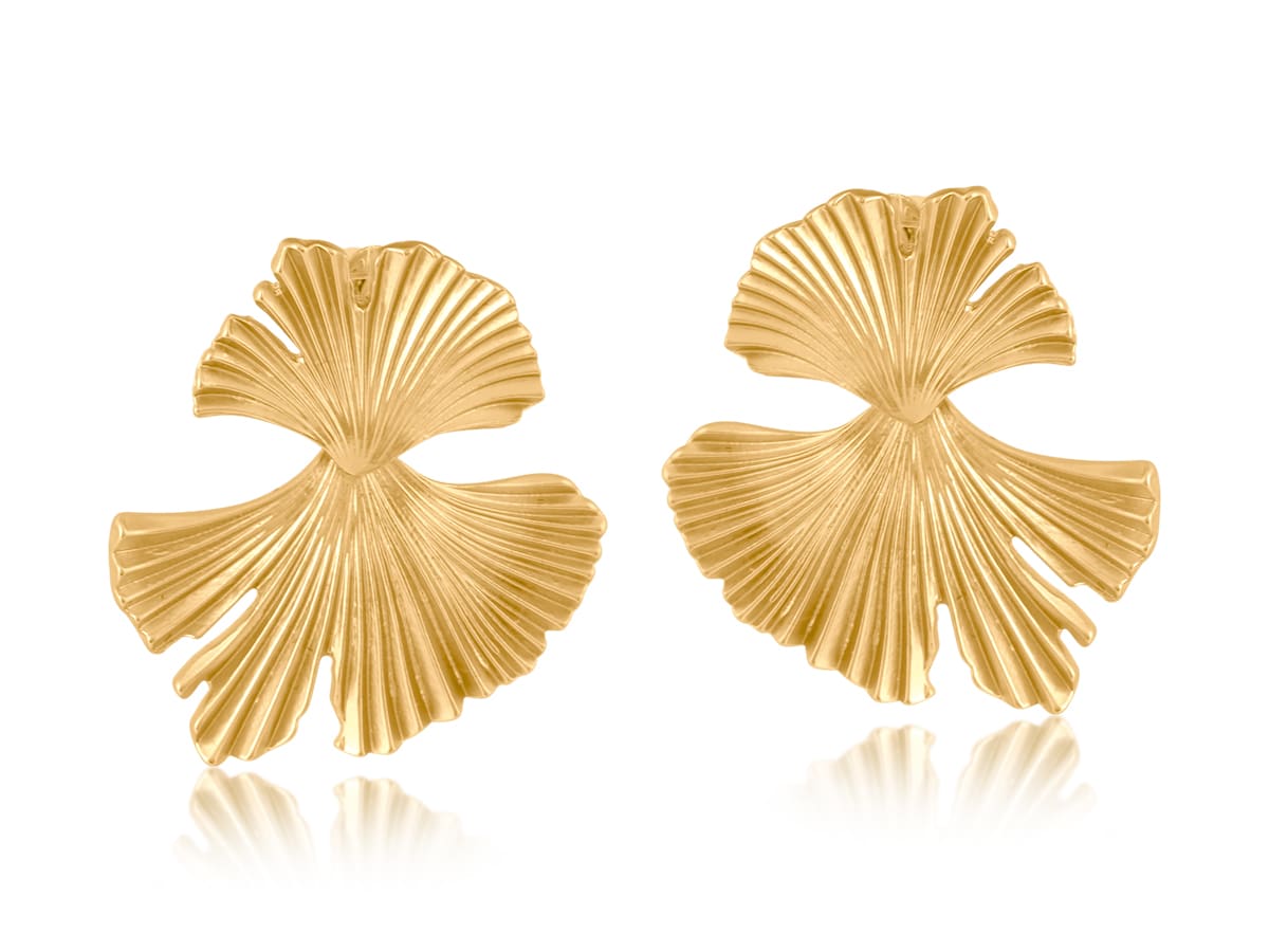 Gold Julia Gynko Dangle Earrings