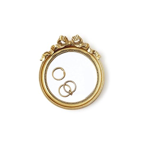 ROUND MIRROR TRINKET TRAY-MULTI STYLES