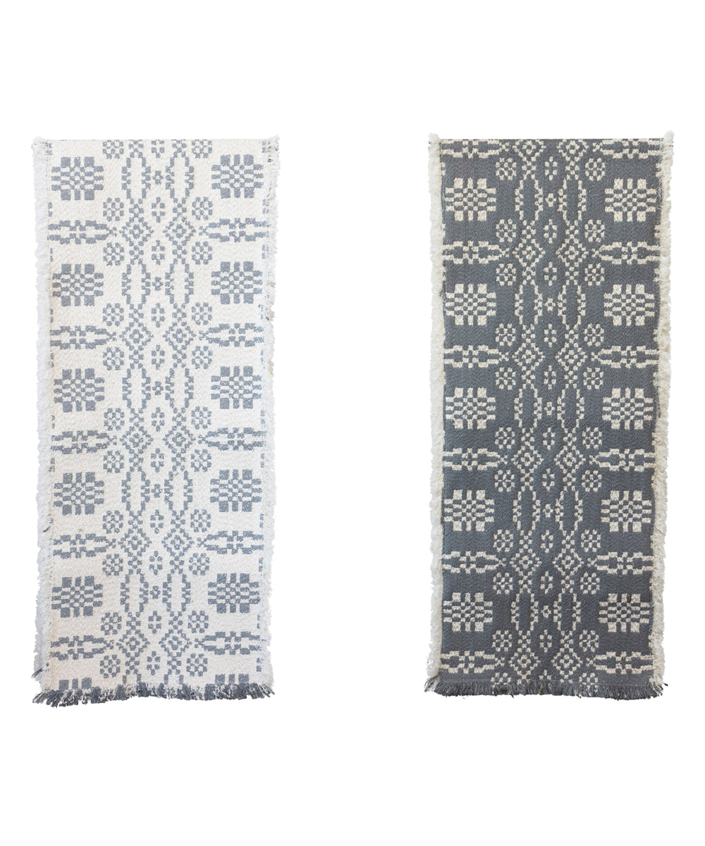 72"L X14"W COTTON JAQUARD TABLE RUNNER