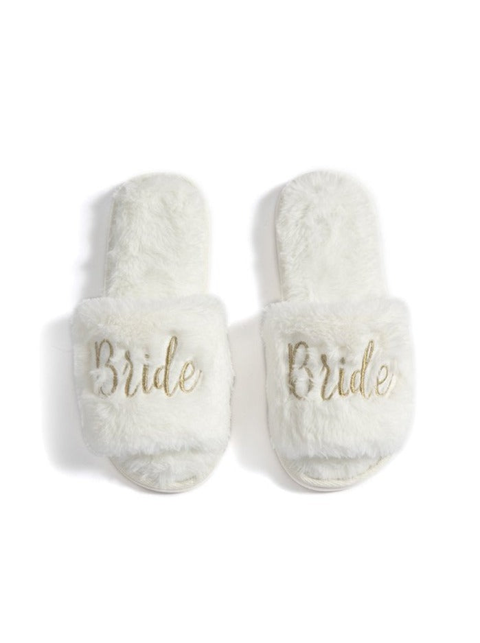 BRIDE SLIPPERS IVORY S/M