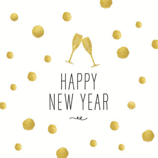 Luncheon Napkin - Happy New Year