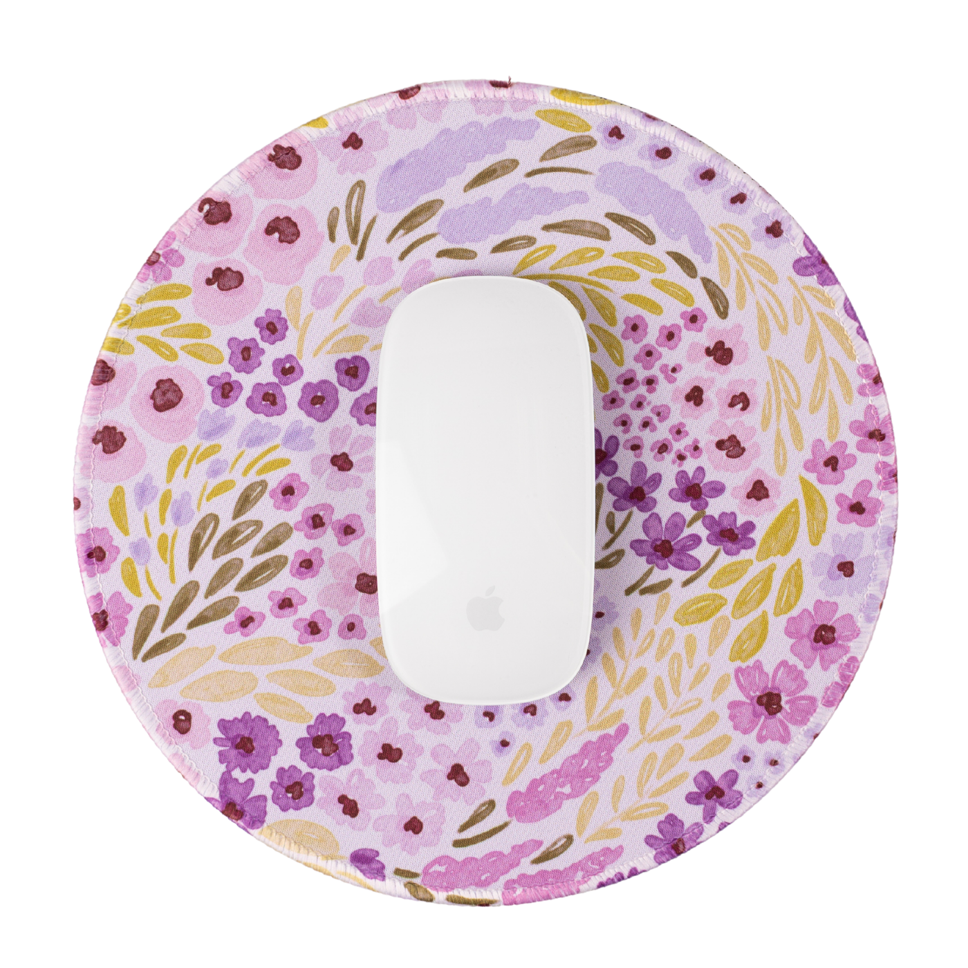Lilac Floral Mousepad