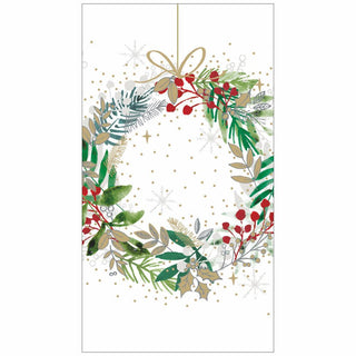 Guest Towel - Festive Wreath