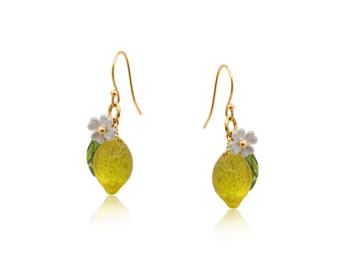 Yellow Santorini Lemon Drop Earrings