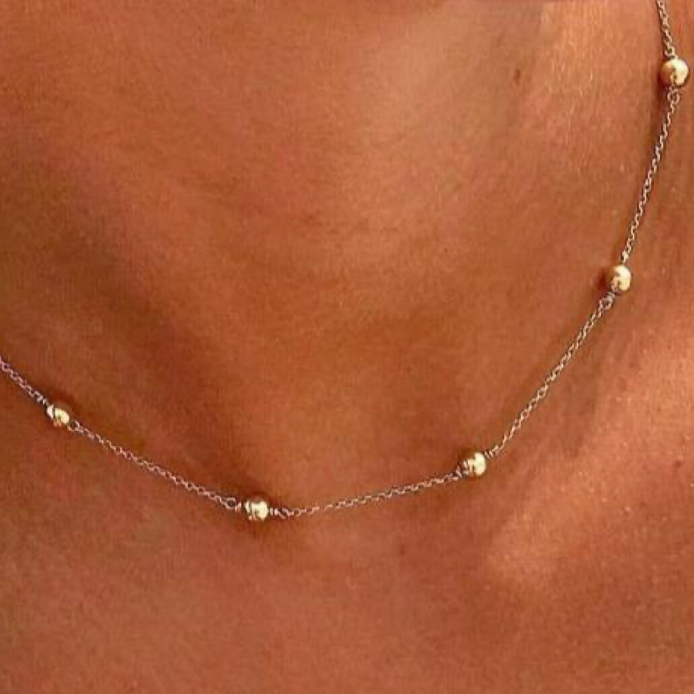 15" Choker Simplicity Chain Gold - Classic 2.5mm Gold