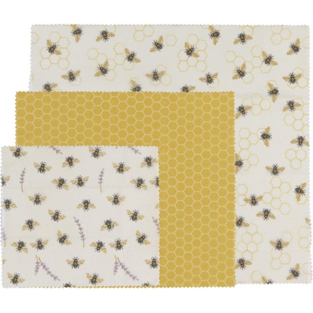 Beeswax Wrap Bees (set of 3)