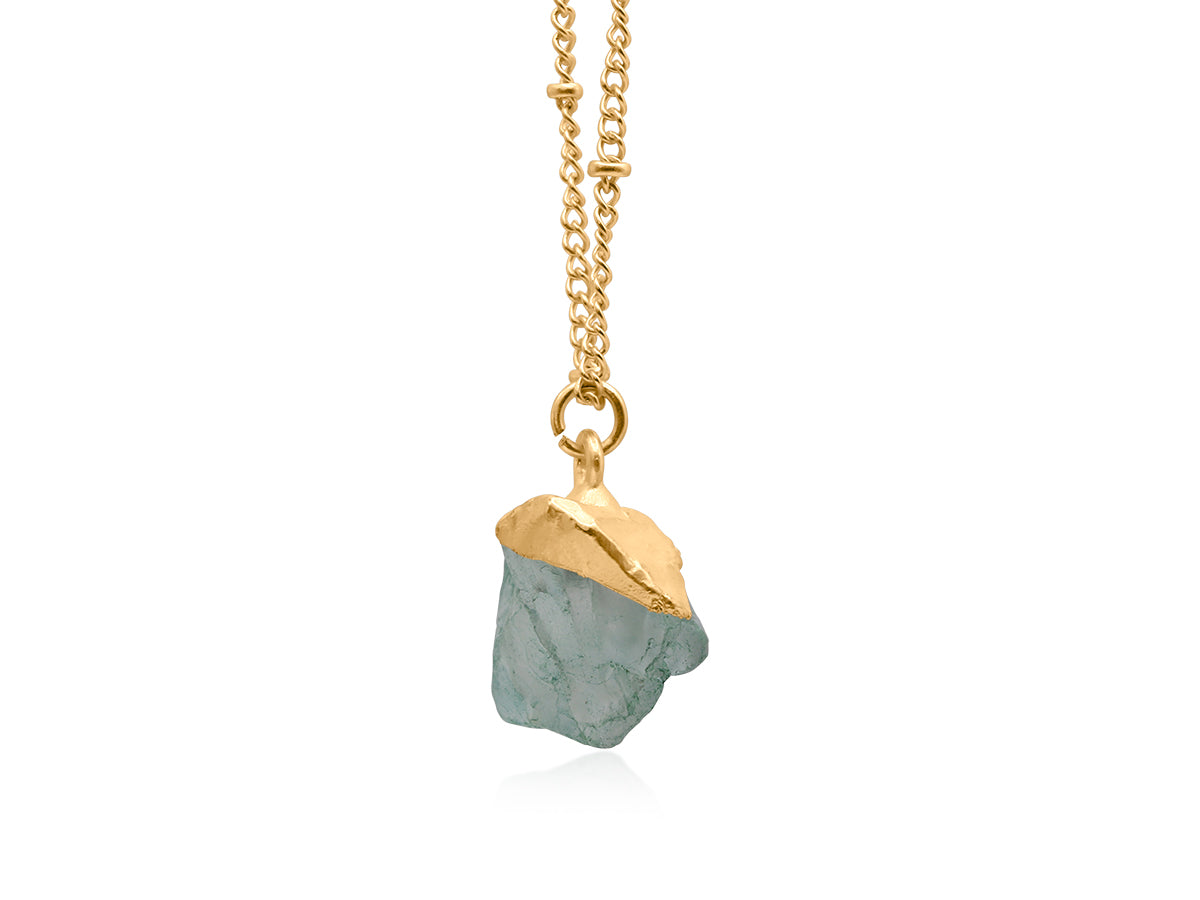 Beatrice Dream Stone Necklace - Blue