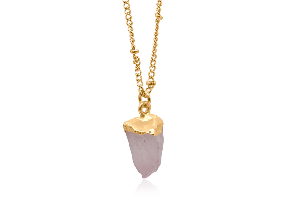 Beatrice Dream Stone Necklace - Pink