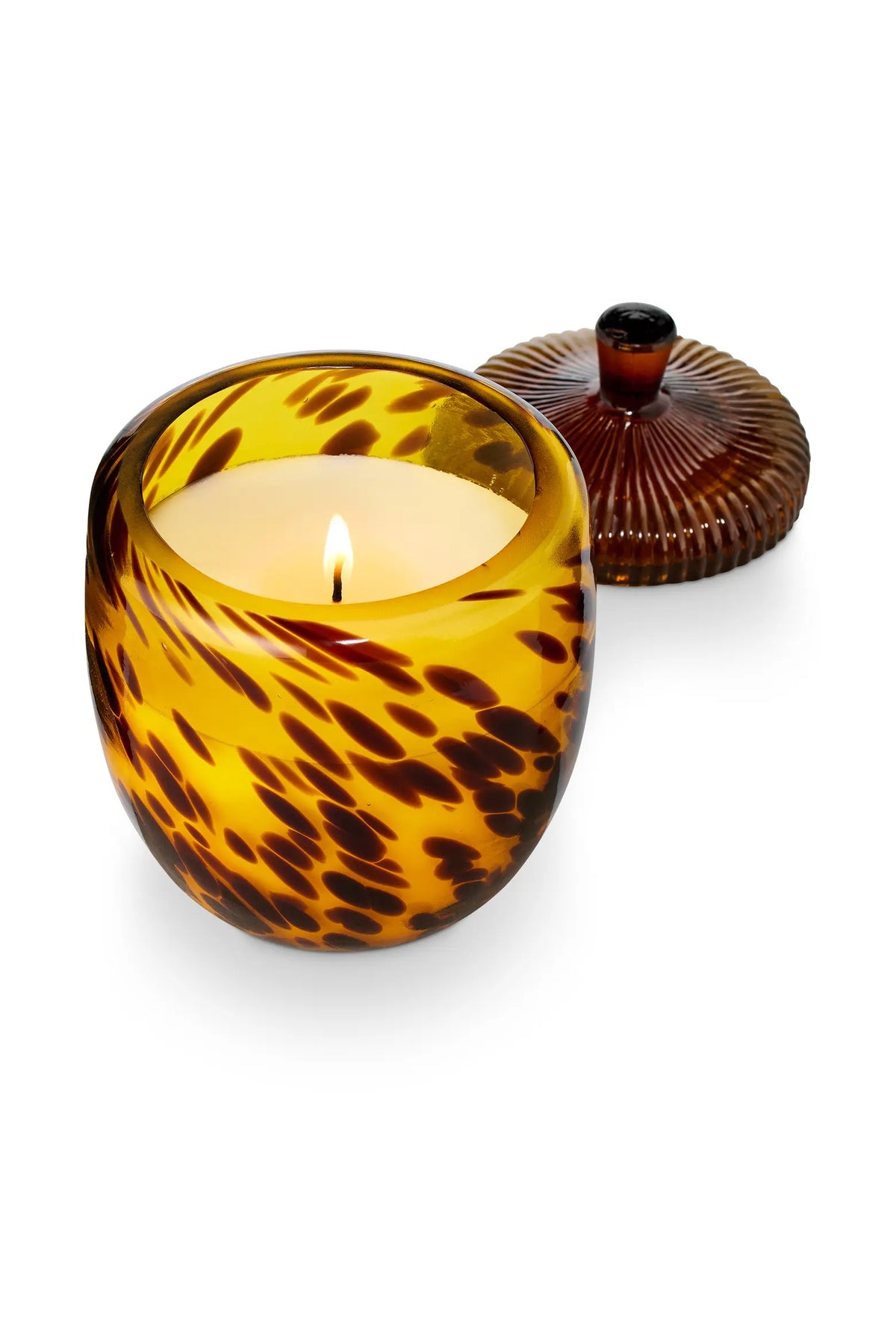 WOODFIRE GLASS ACORN CANDLE