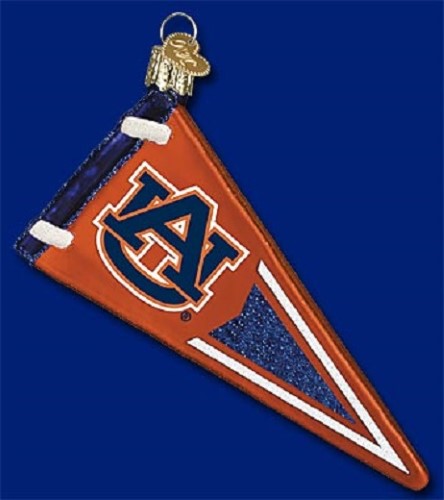 Auburn Pennant Ornament