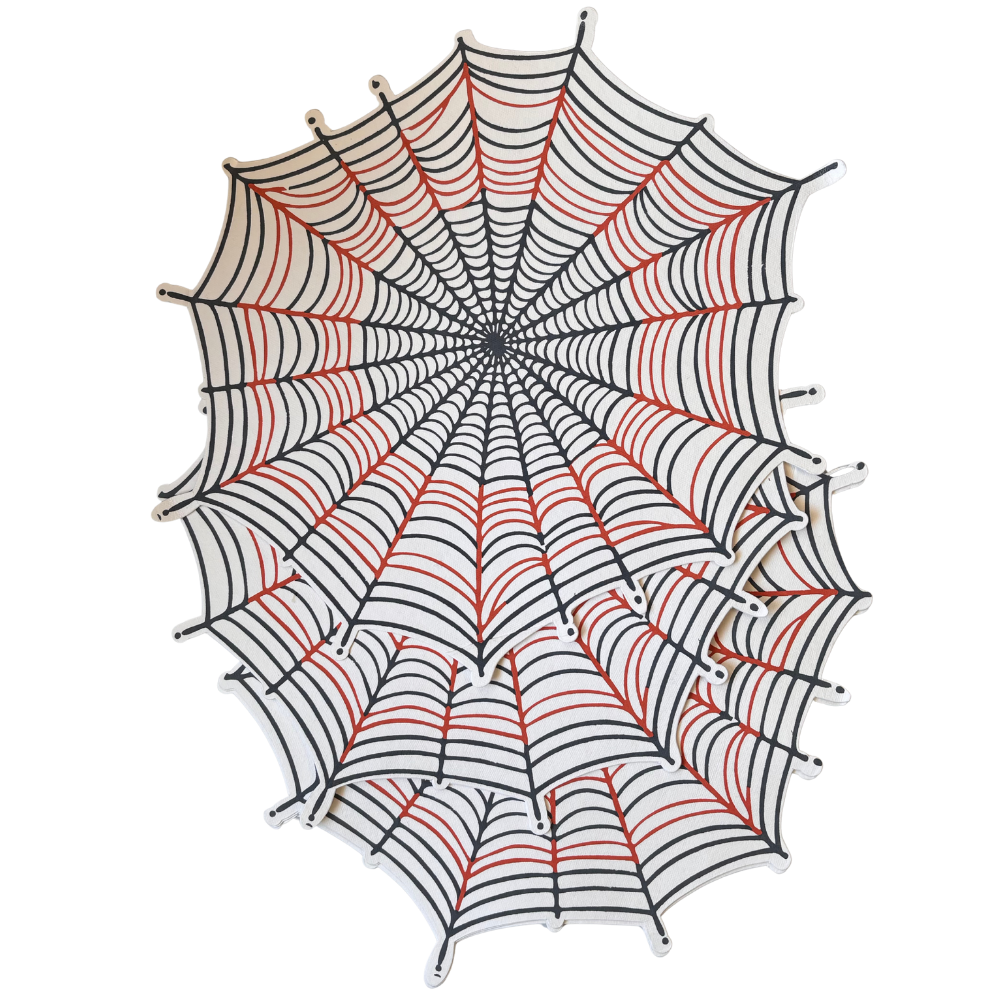 Paper Spider Web Placemats (set of 6)