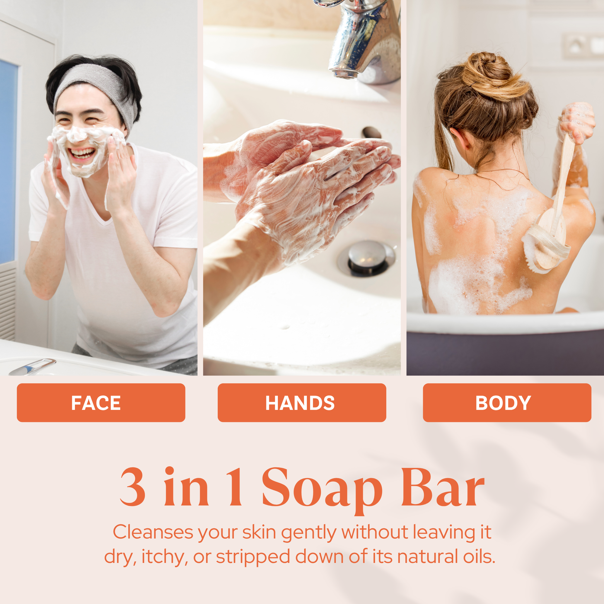 PEACH BELLINI LUXURY SOAP