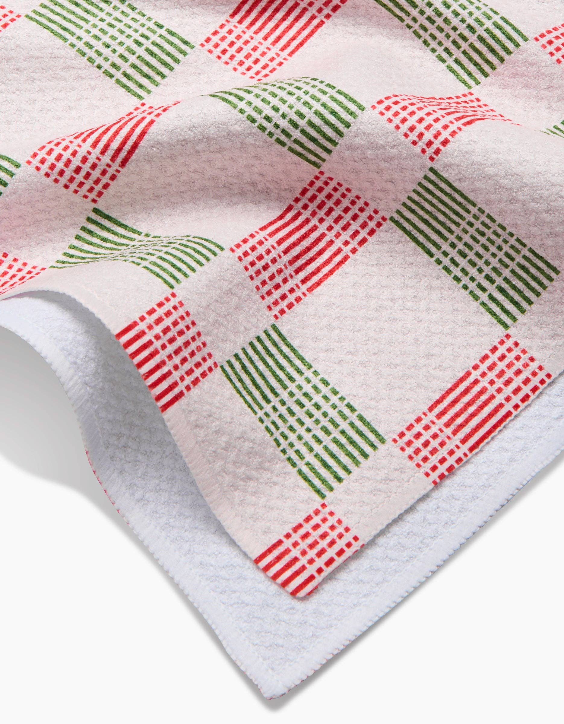Tea Towel - Be Merry Plaid