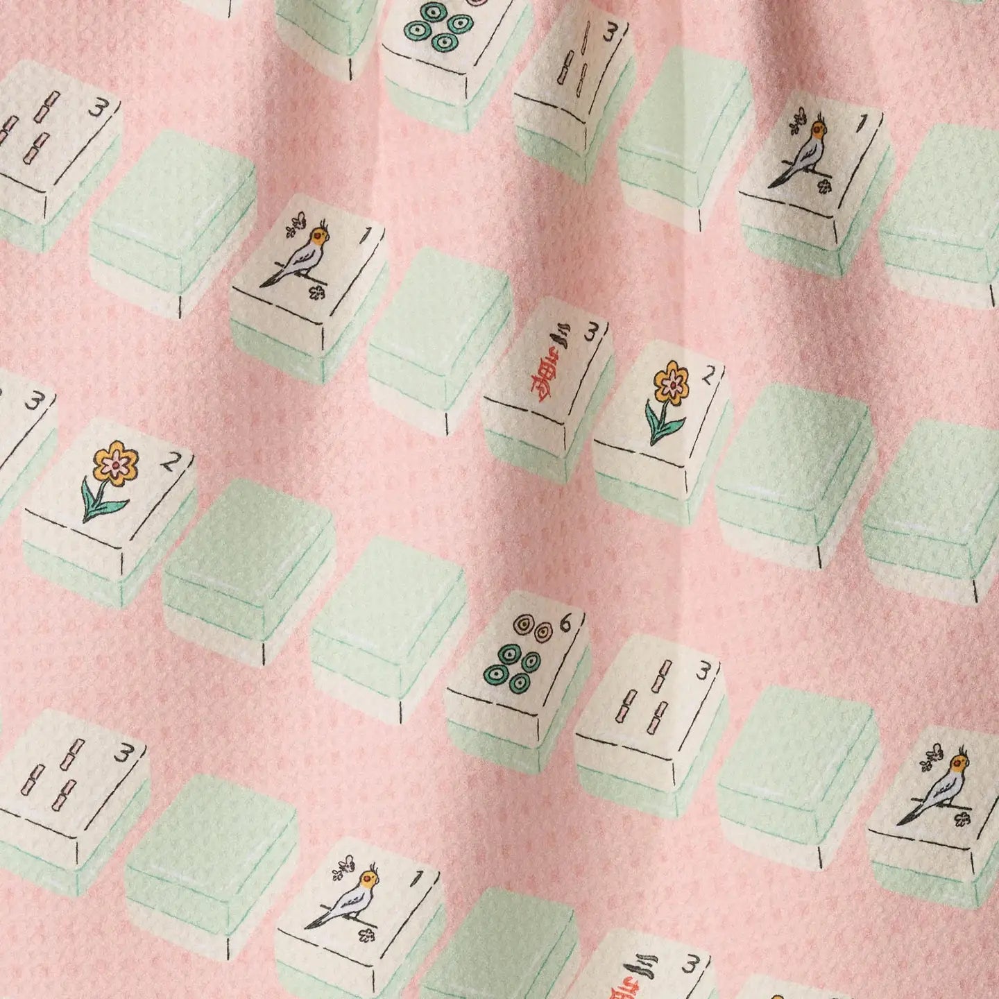 TILE PARADE TEA TOWEL