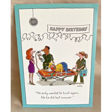 Only Wanted to Twist Birthday Card