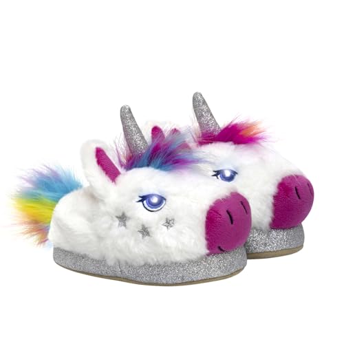 UNICORN LIGHT UP SLIPPERS SZ 5/6, 12-24 MOS