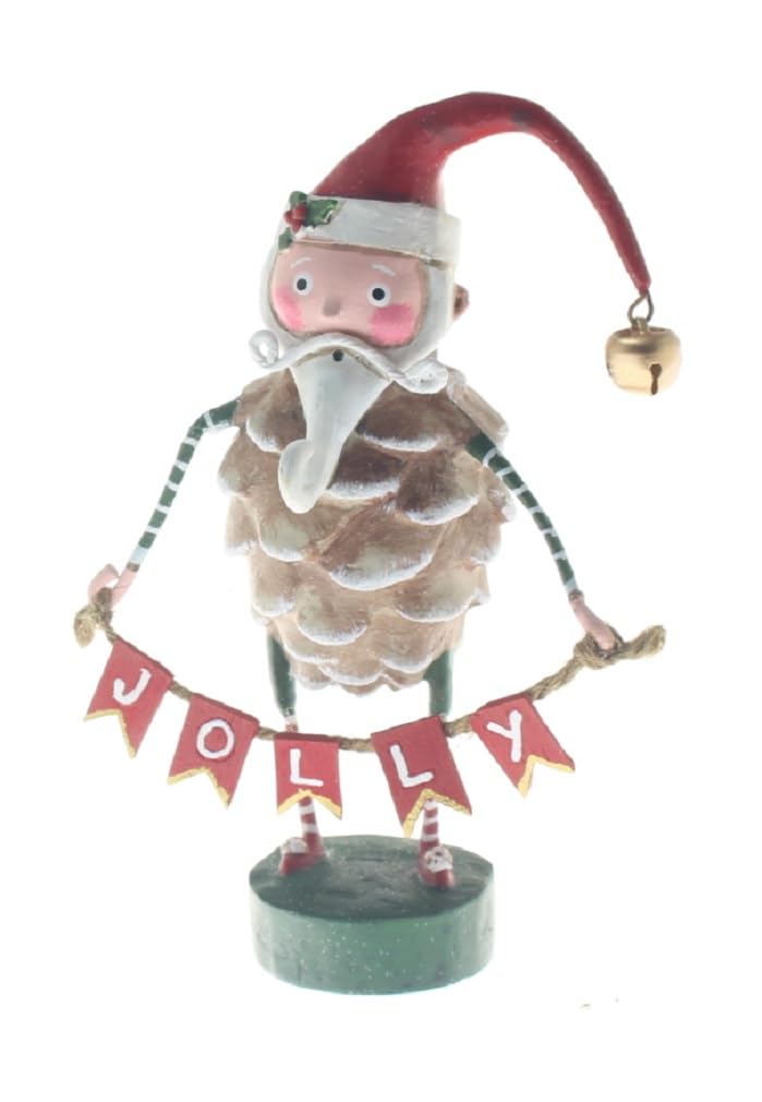 JOLLY JINGLE SANTA FIGURINE