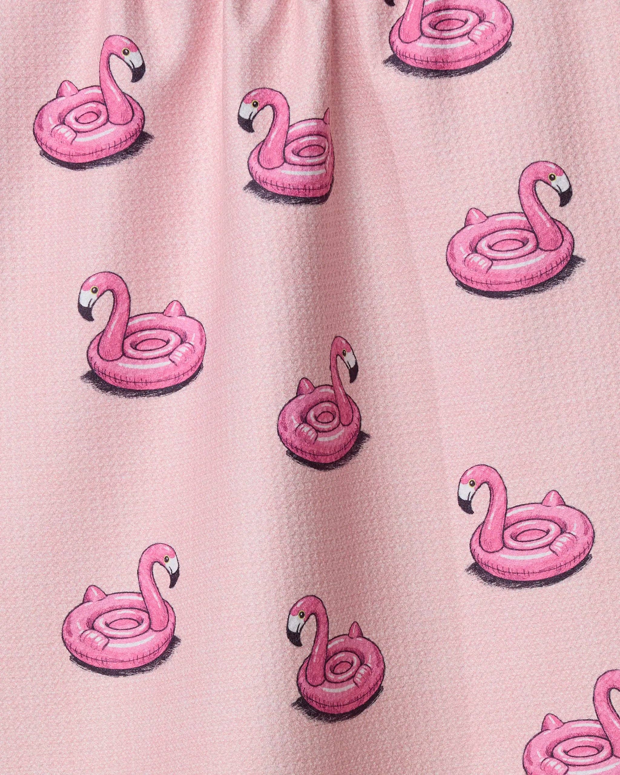 Tea Towel - Flamingo Floatie