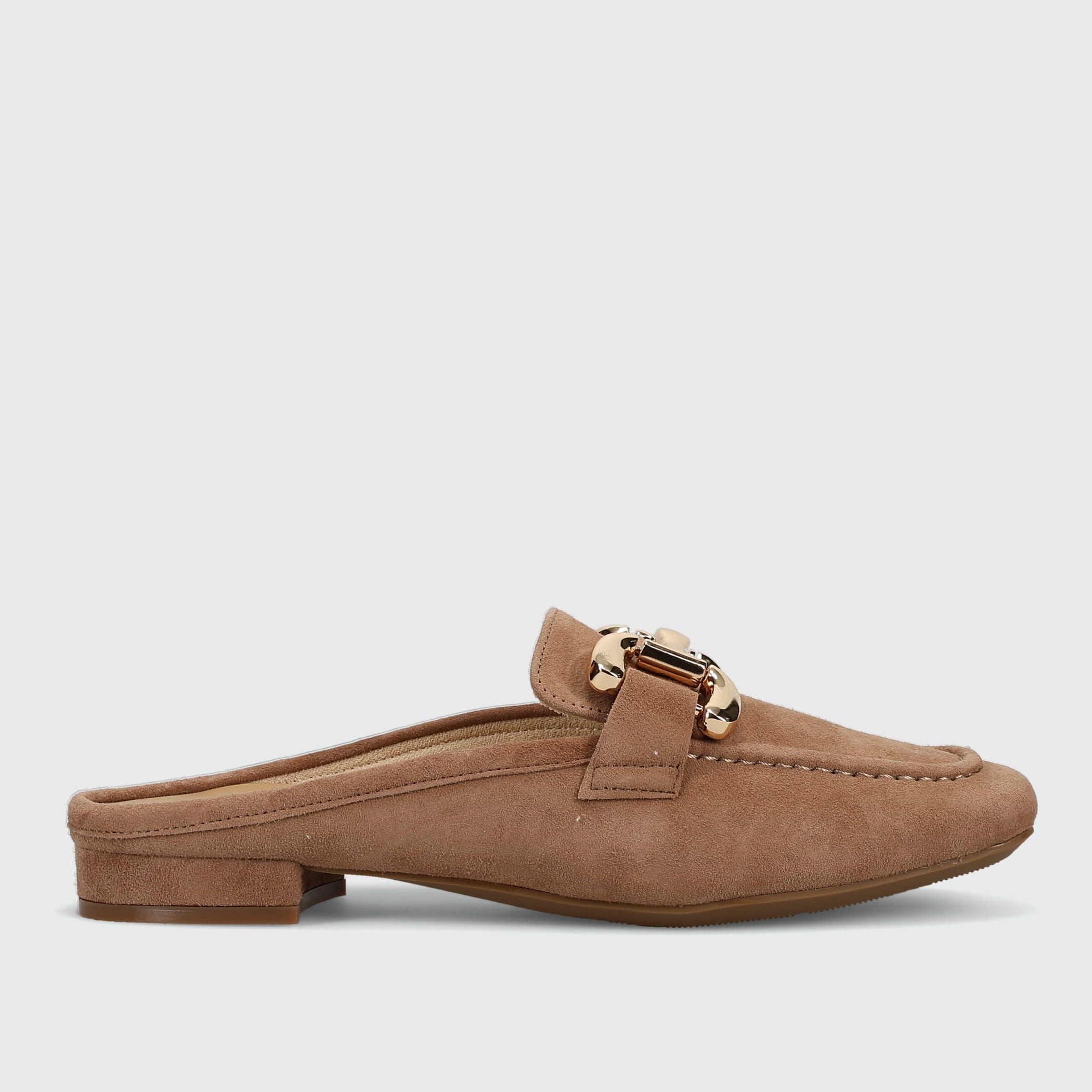 SHAINE MILITARY SUEDE MULE-SZ 10