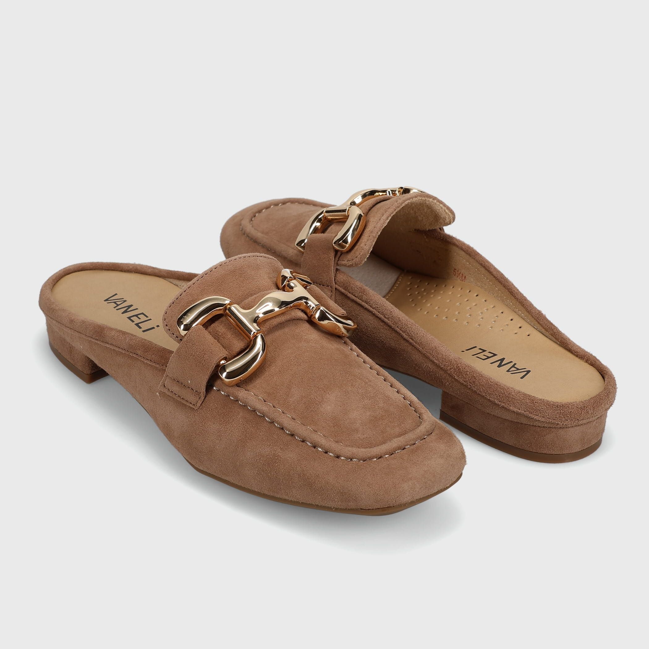 SHAINE MILITARY SUEDE MULE-SZ 10