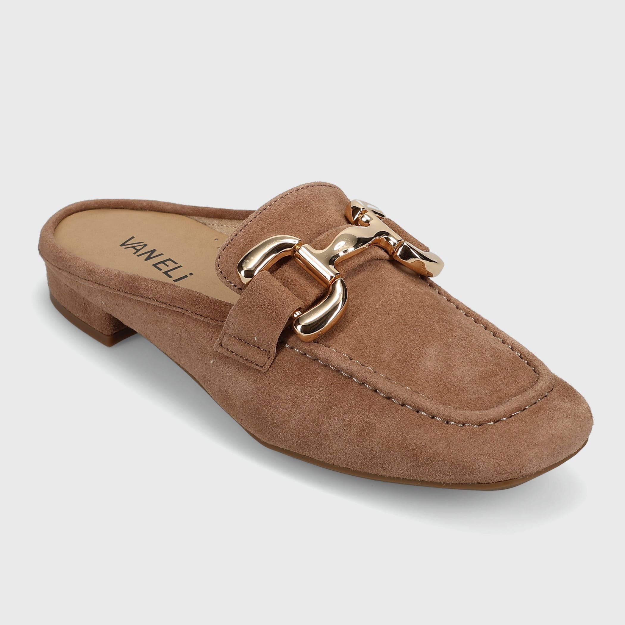 SHAINE MILITARY SUEDE MULE-SZ 10