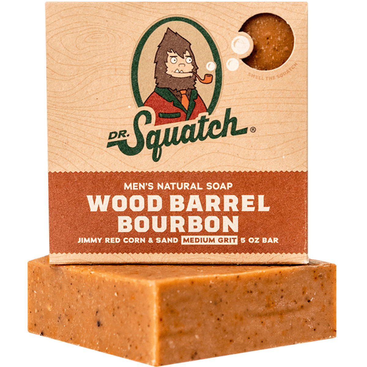 Wood Barrel Bourbon Soap Bar 5 oz