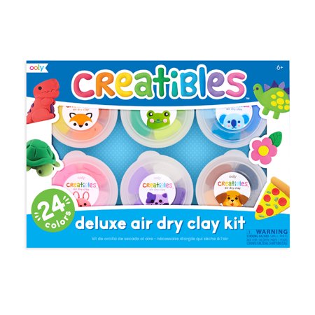 Creatibles D.I.Y. Air Dry Clays Kit (set of 24 colors)