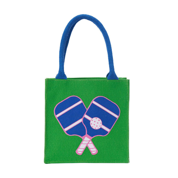 Pickleball Green Itsy Bitsy Green Tote
