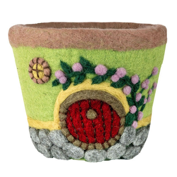FELT POT; FOREST HOUSE