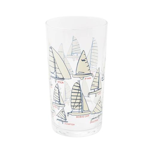 Sailboats Glass 10 oz