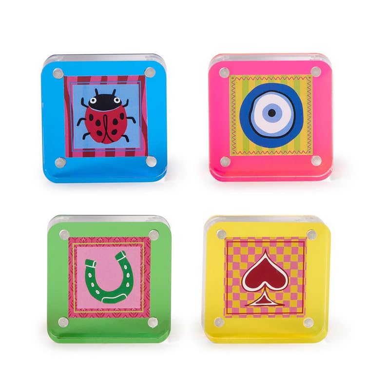 ACRYLIC 3X3 MINI PHOTO FRAME-YELLOW