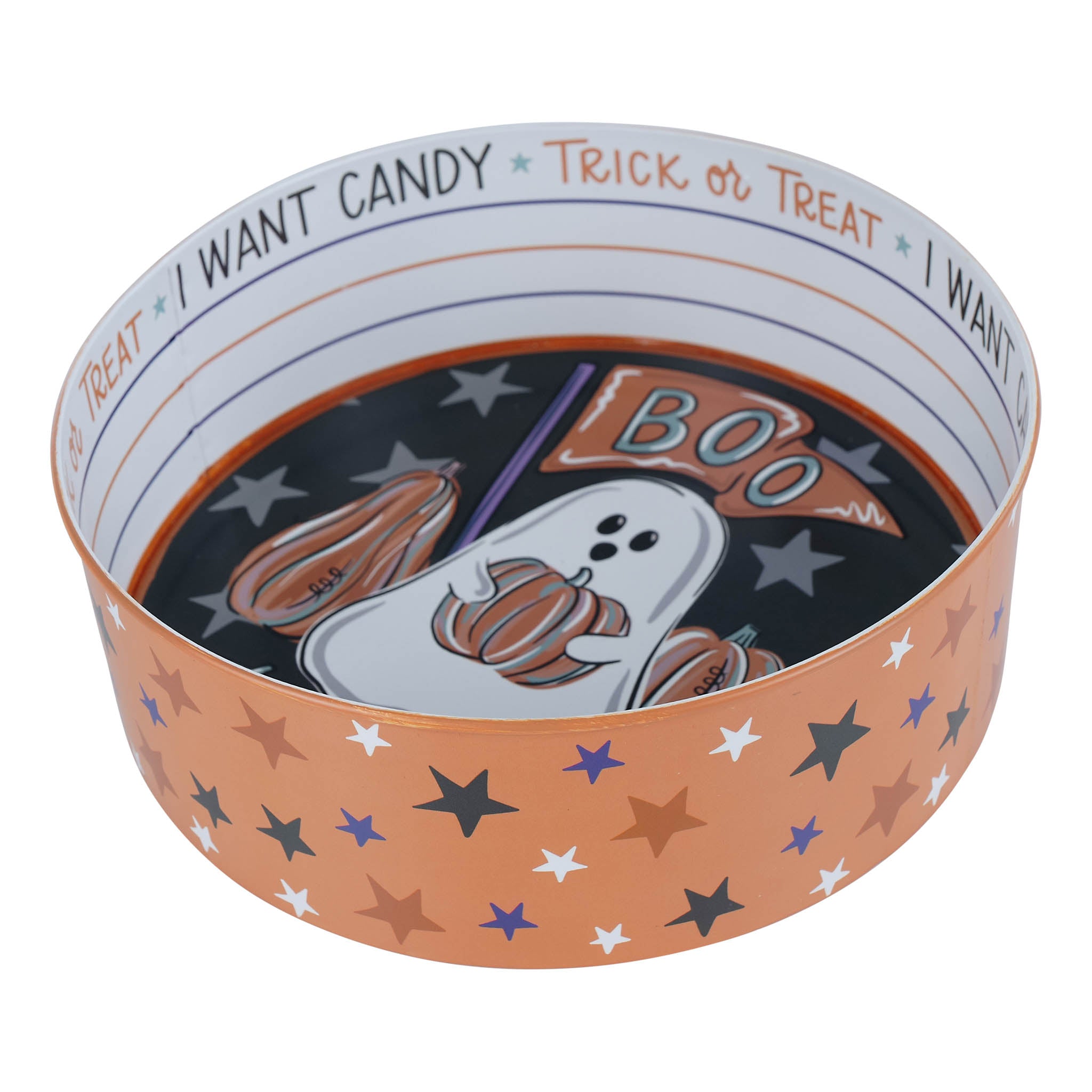 BOO TO YOU ENAMEL CANDY BOWL
