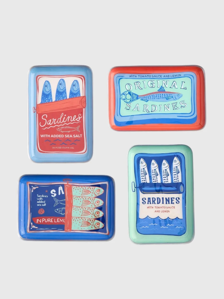 SARDINES METAL TRINKET TRAY-MULTI