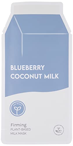 Blueberry Coconut Milk Firming Plant-Based Milk Sheet Mask