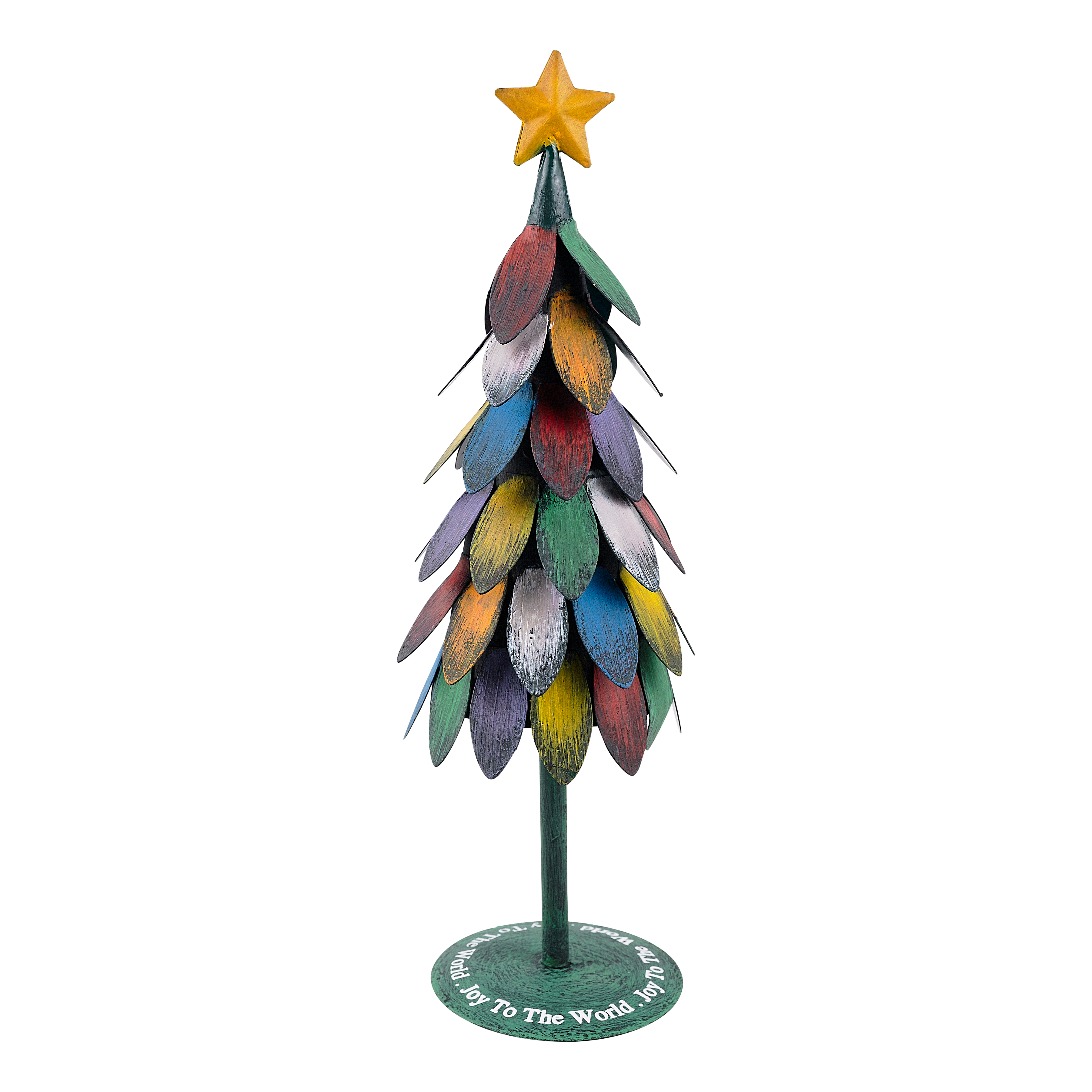 Merry Christmas Metal Tree - Small