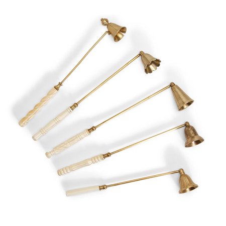 ANTIQUED GOLD CANDLE SNUFFER
