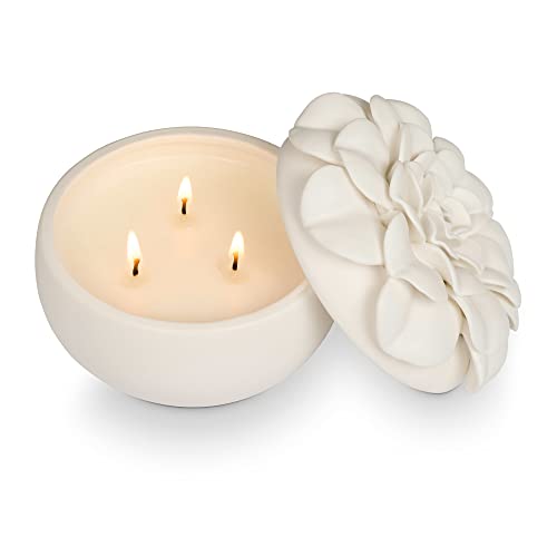 CITRUS CRUSH CERMAIC FLOWER CANDLE