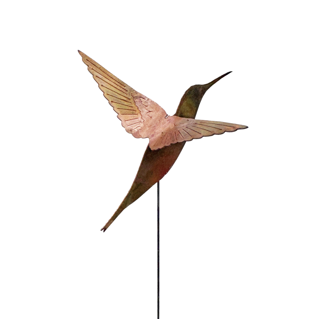 Natural Copper Hummingbird (bare) - Medium