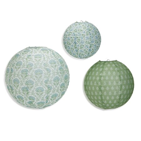 COUNTRYSIDE PAPER LANTERNS (set of 3)