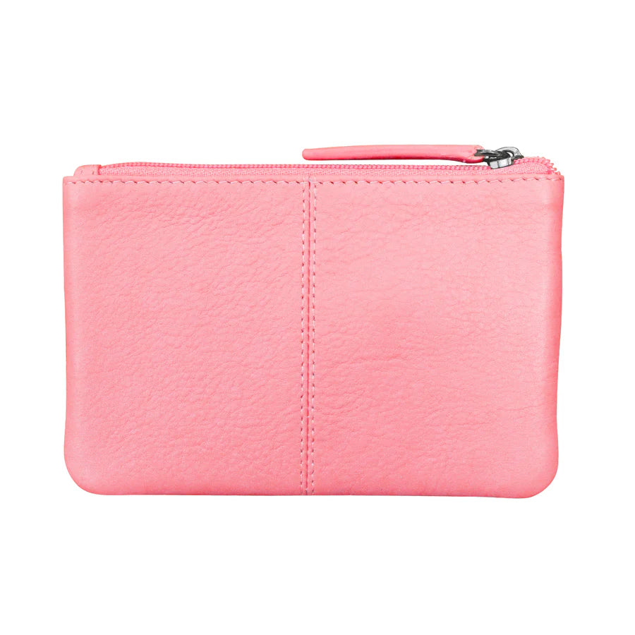 Coin Holder w/Key Ring - Flamingo Pink