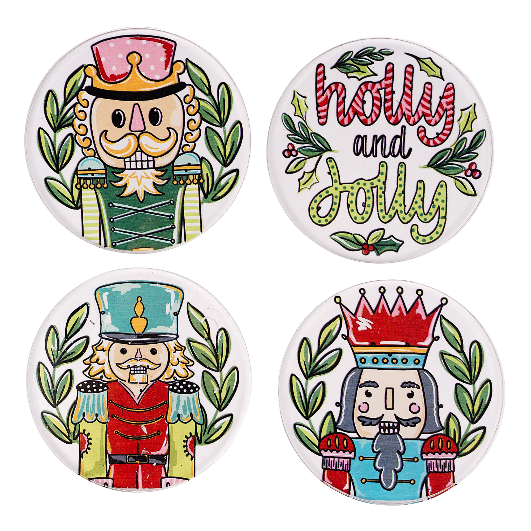 Holly Jolly Nutcracker Coaster